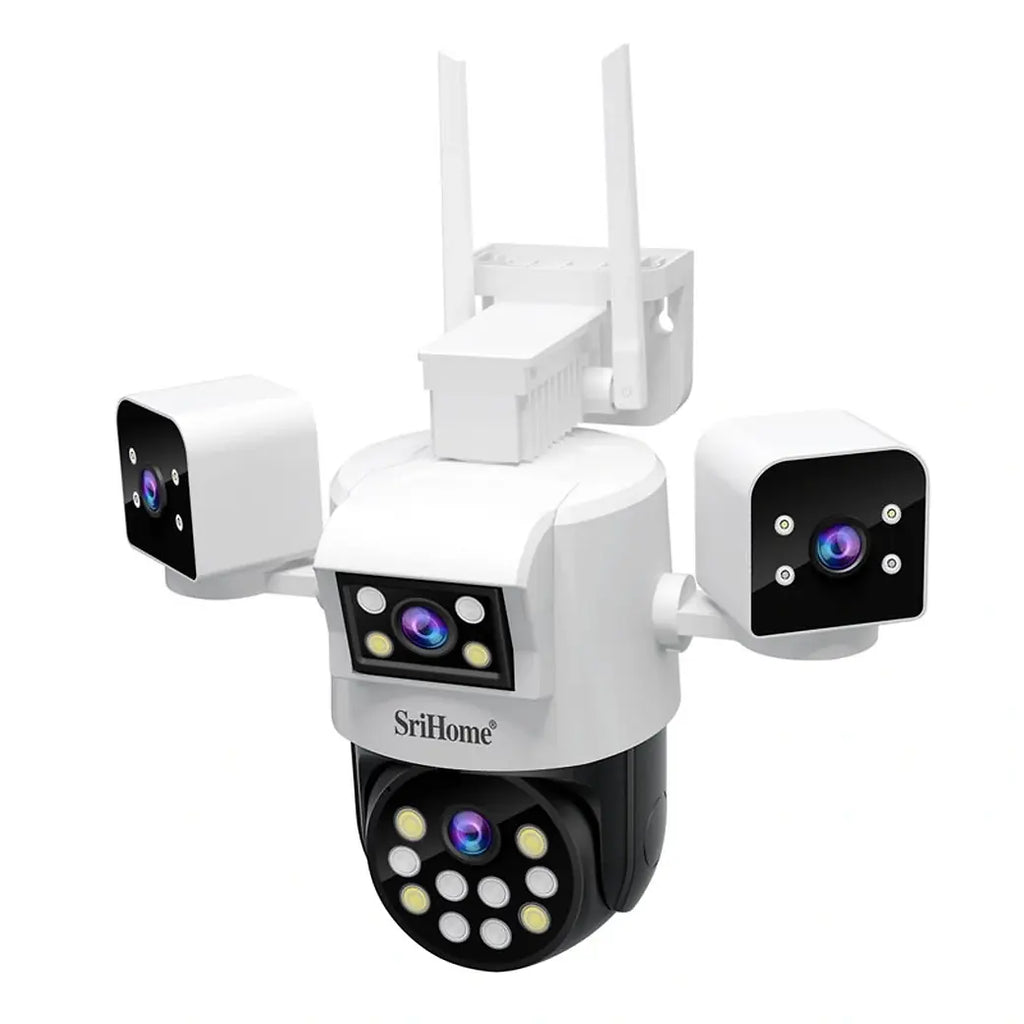 SRIHOME 8MP QUAD-LENS PTZ SECURITY CAMERA