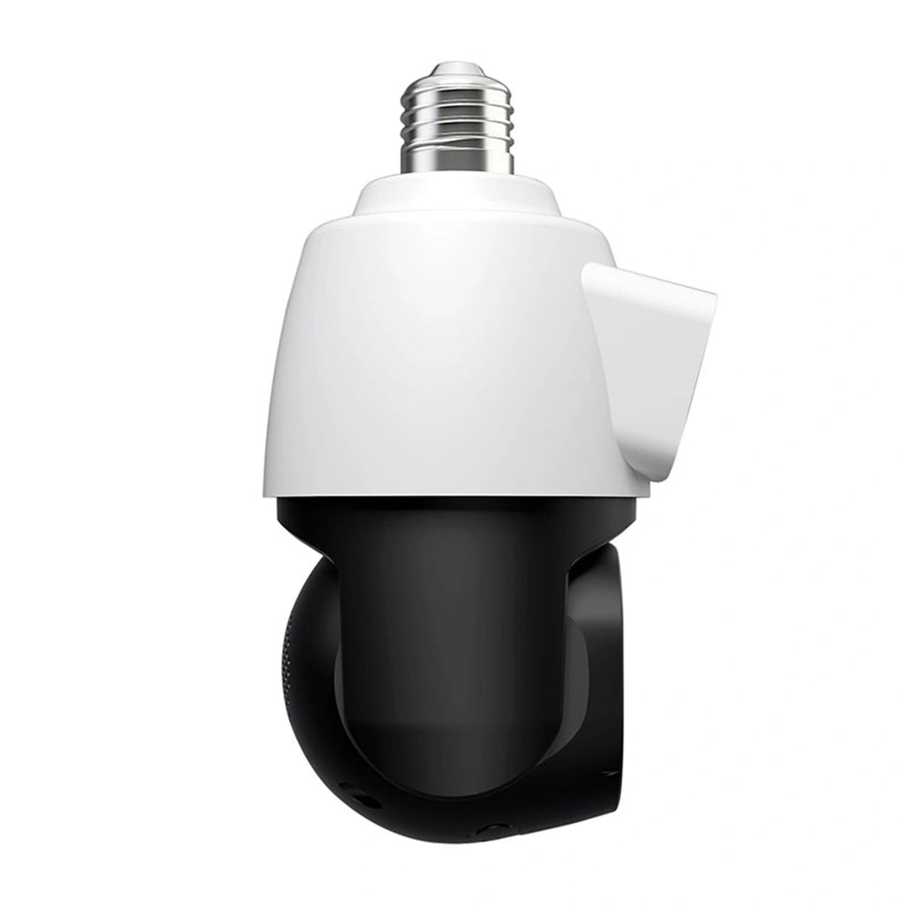 SRIHOME DUAL LENS LIGHT BULB CLOUD WIFI SECURITY CAMERA 2MP WHITE