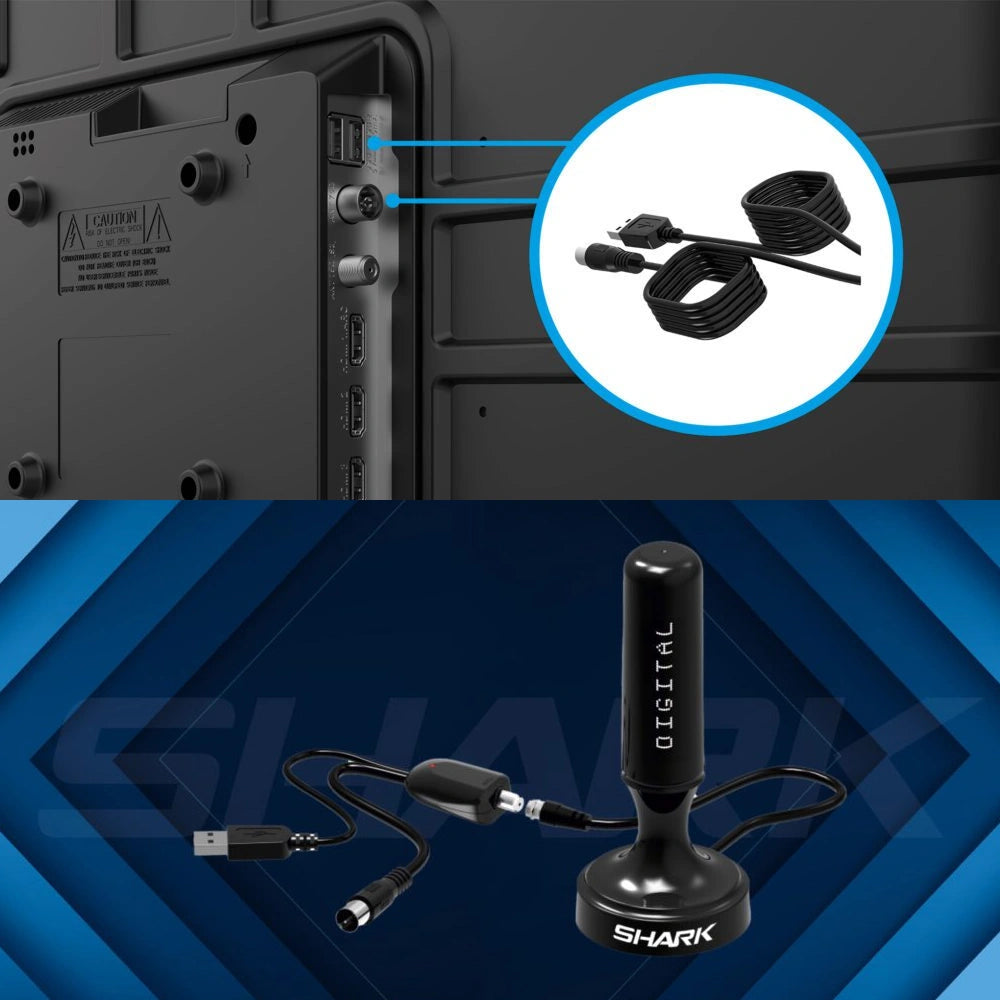 MANTA DVBT ACTIVE TERRESTRIAL TV ANTENA WITH USB AMPLIFIER