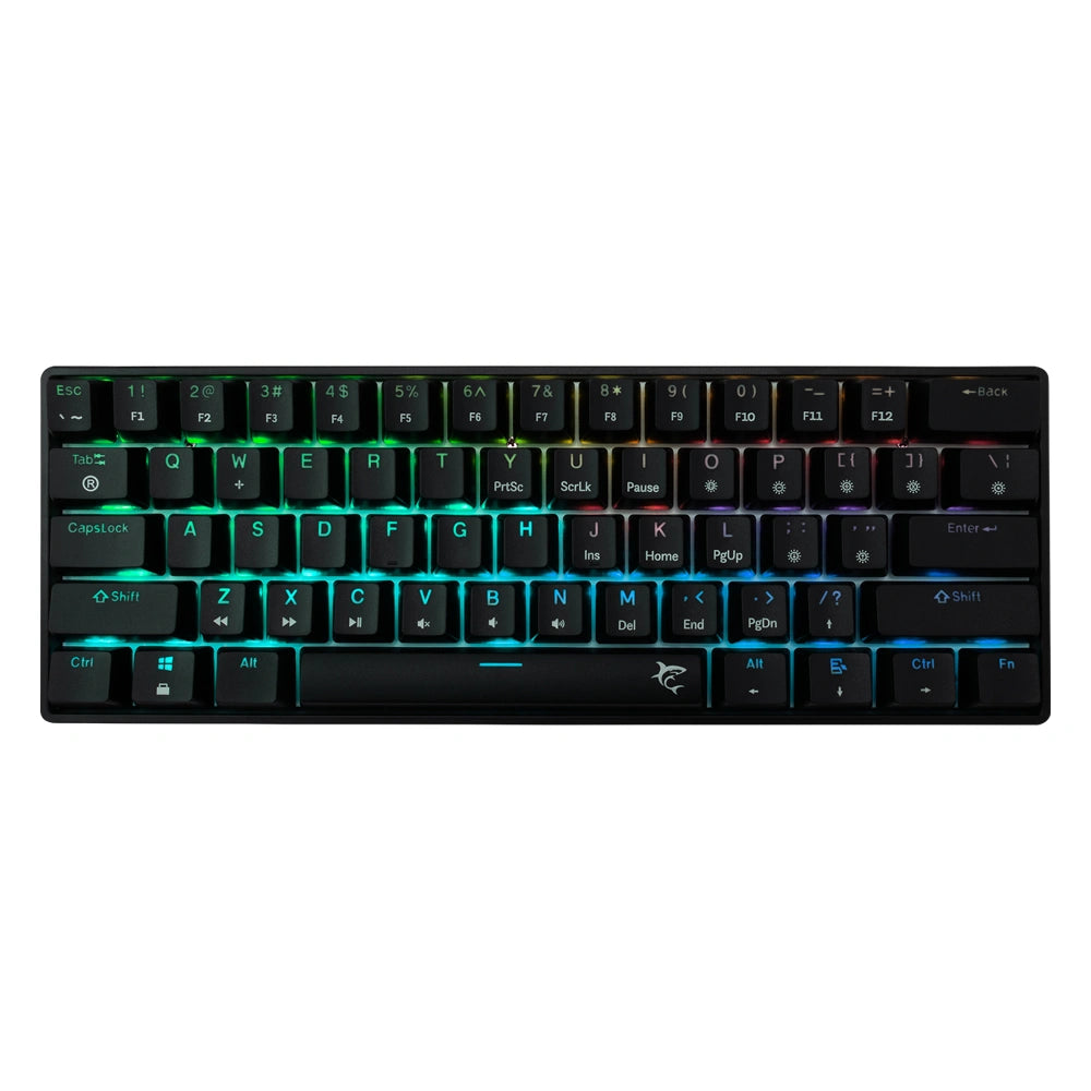 WHITE SHARK GK-004131 SHINOBI-2 MECH KEYBOARD BLACK US BROWN SWITCHES