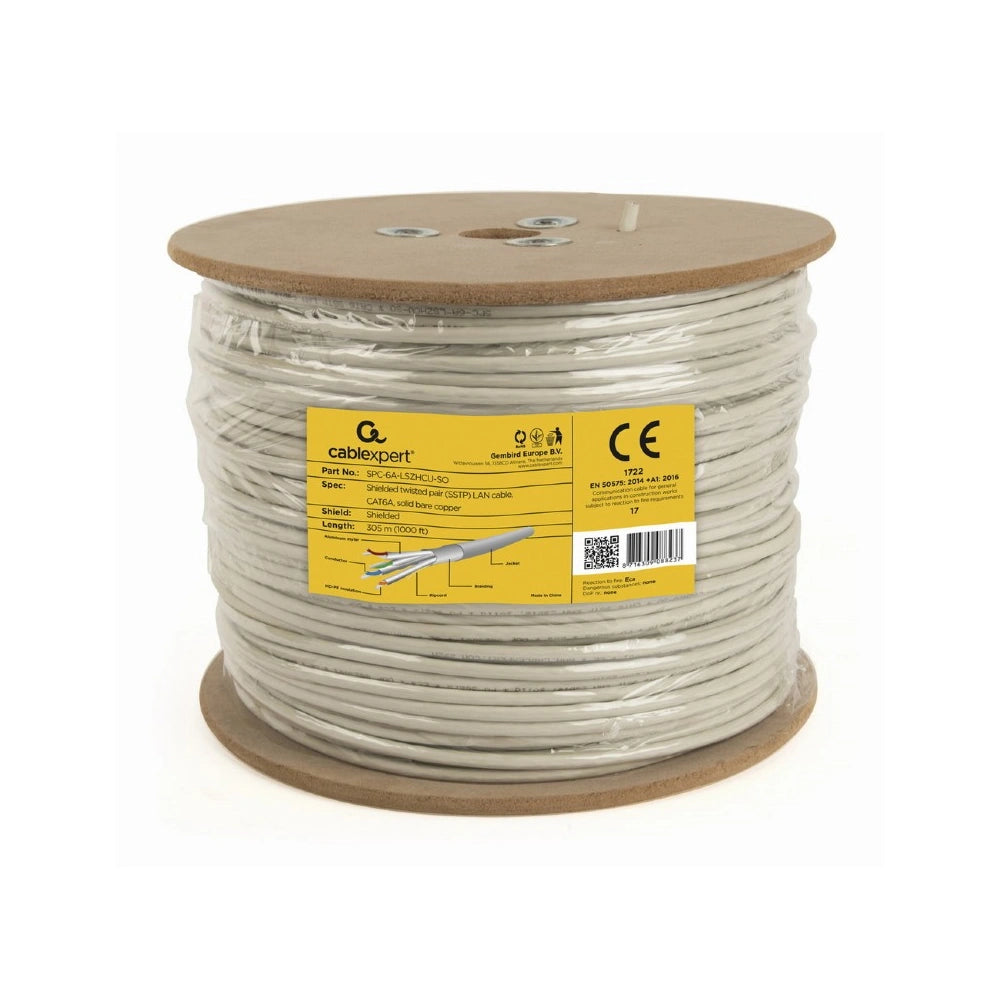 CABLEXPERT CAT6A SSTP LSZH LAN CABLE SOLID 305M