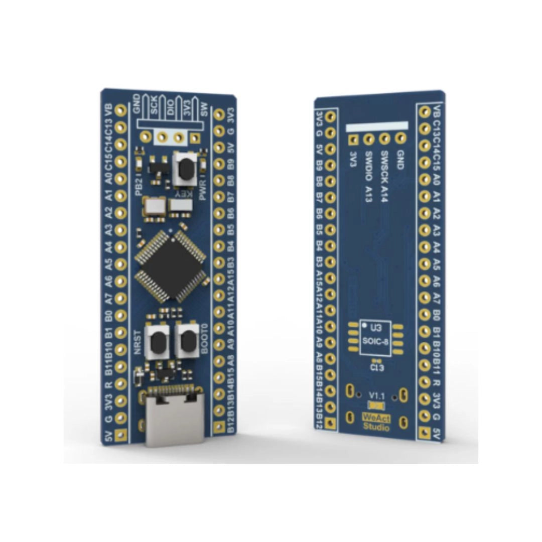 WeActStudio BluePill STM32F103CB ARM 32-bit Microcontroller 128KB Flash 72MHz