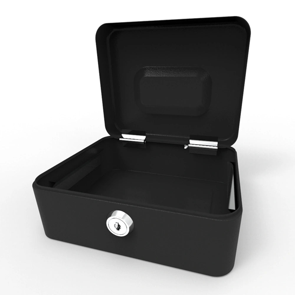 DELI PORTABLE MINI CASH BOX BLACK