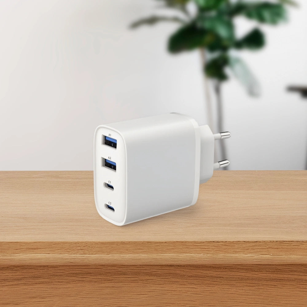 GEMBIRD 4-PORT 40W GAN USB POWER DELIVERY FAST CHARGER WHITE