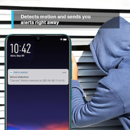 TP-LINK Καμερα Παρακολούθησης, TAPO C210, Tapo App V3.60