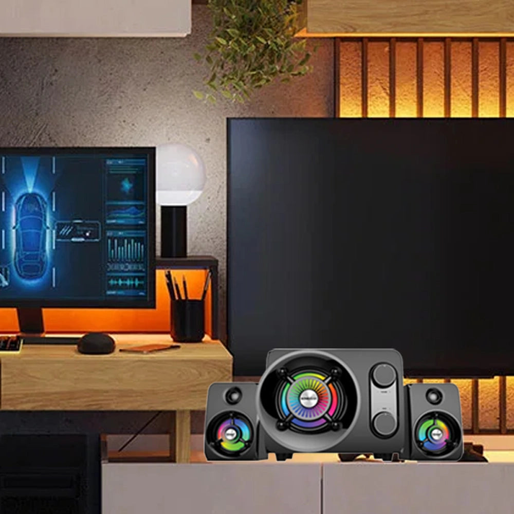 SONIC GEAR BLUETOOTH ULTRA BASS 2.1 STEREO SYSTEM