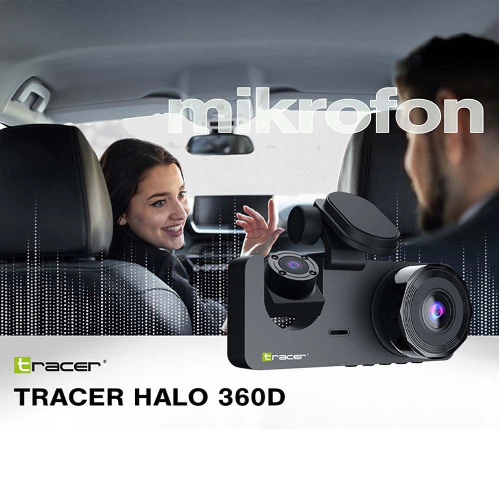 TRACER DASH CAR CAMERA FULL HD 1080 HALO 360D BLACK