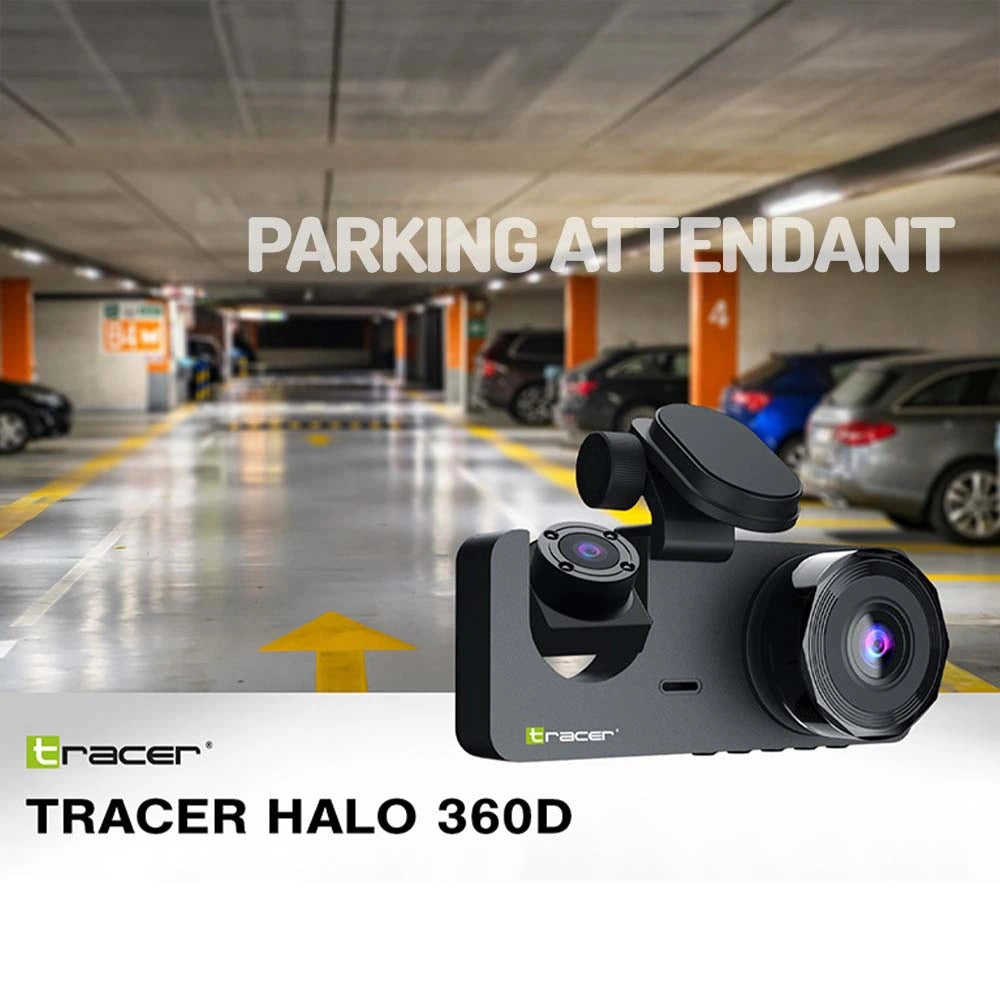 TRACER DASH CAR CAMERA FULL HD 1080 HALO 360D BLACK