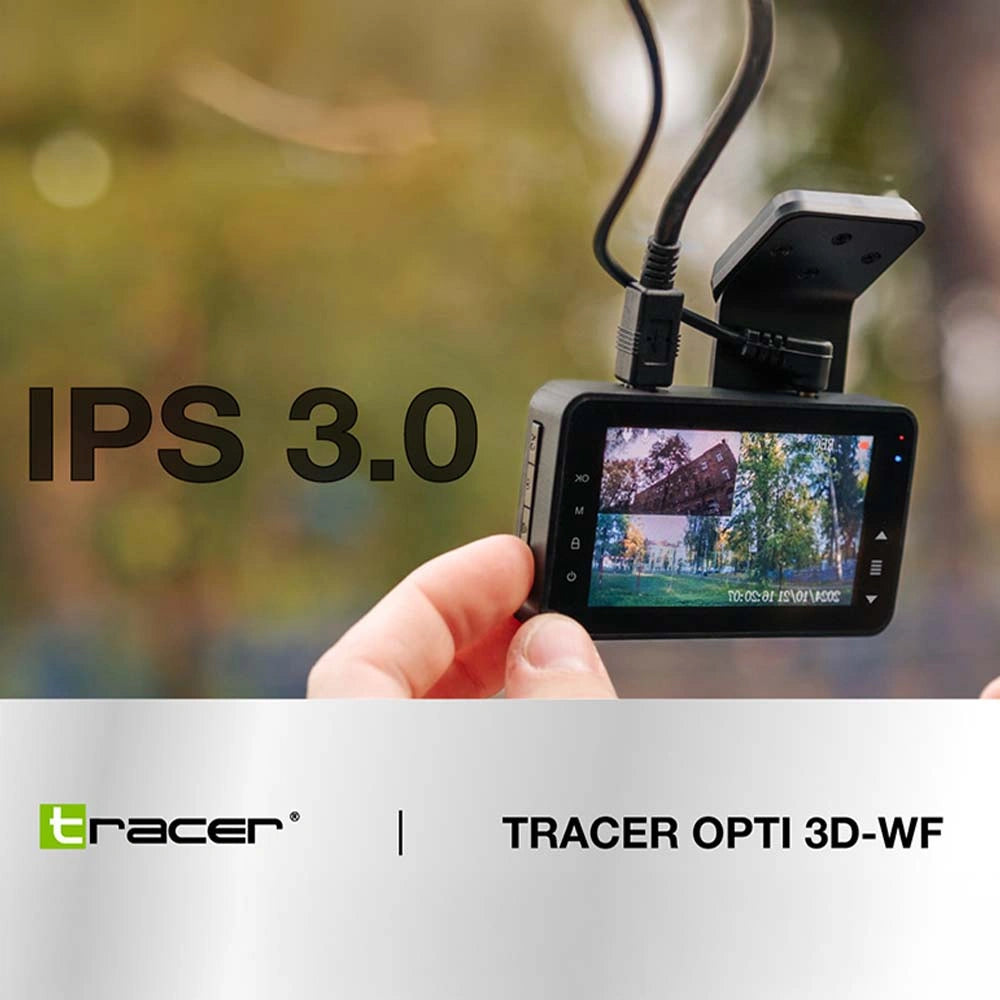 TRACER DASH CAR CAMERA WIFI 1080P OPTI 3D-WF BLACK