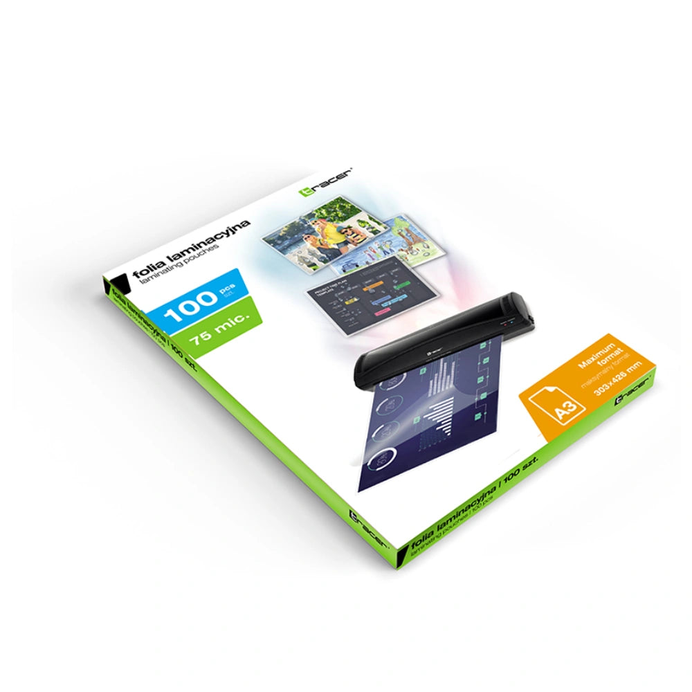 TRACER PROMO A3 LAMINATING FILM 100 SHEETS