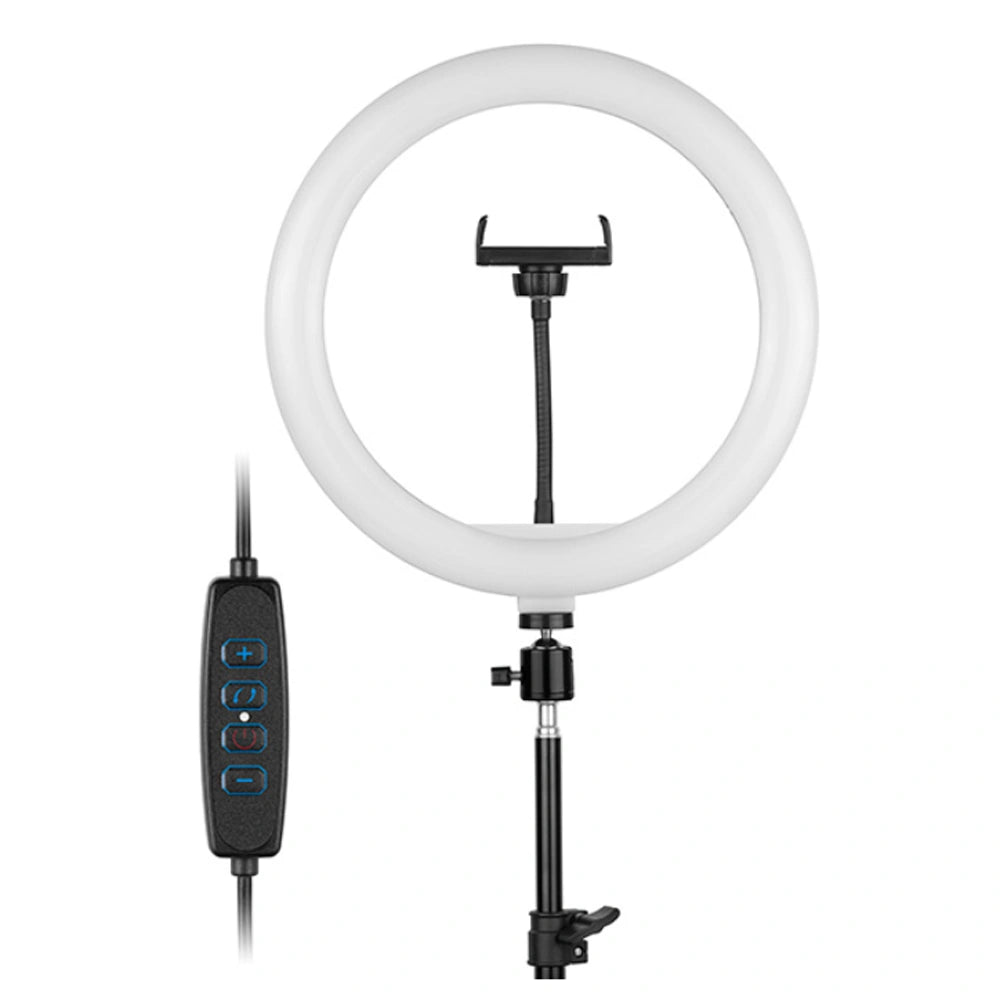 TRACER LED RING LAMP 30CM WITH 210CM TRIPOD BLACK