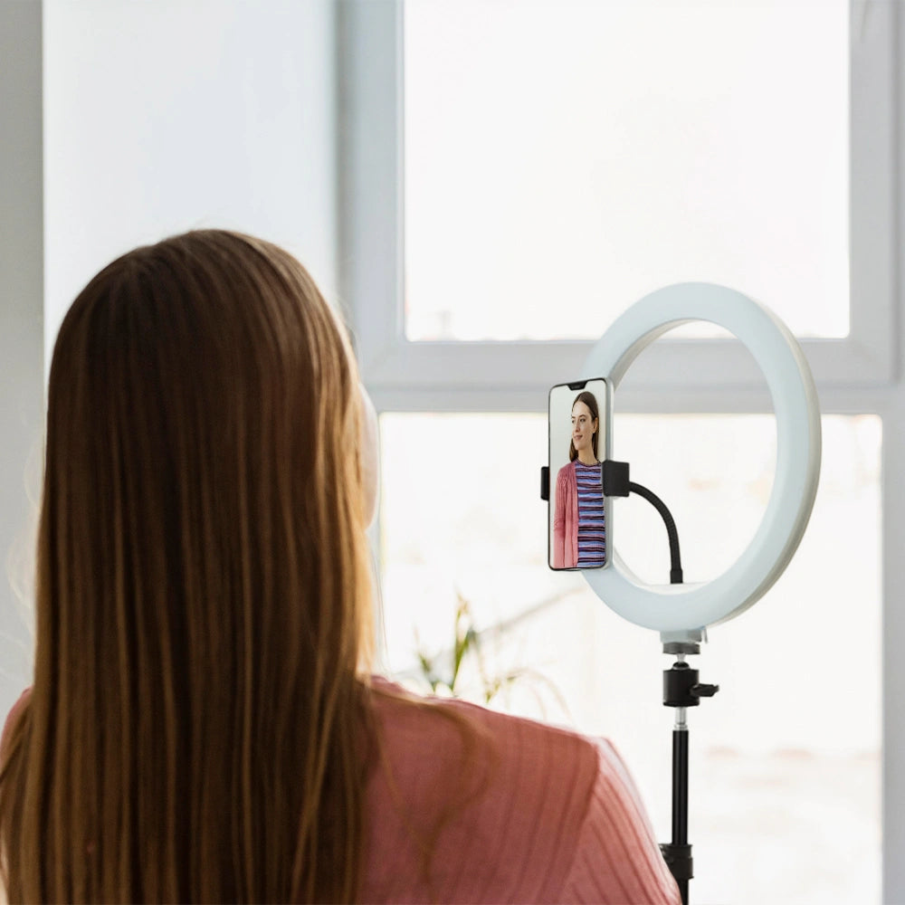 TRACER LED RING LAMP 30CM WITH 210CM TRIPOD BLACK