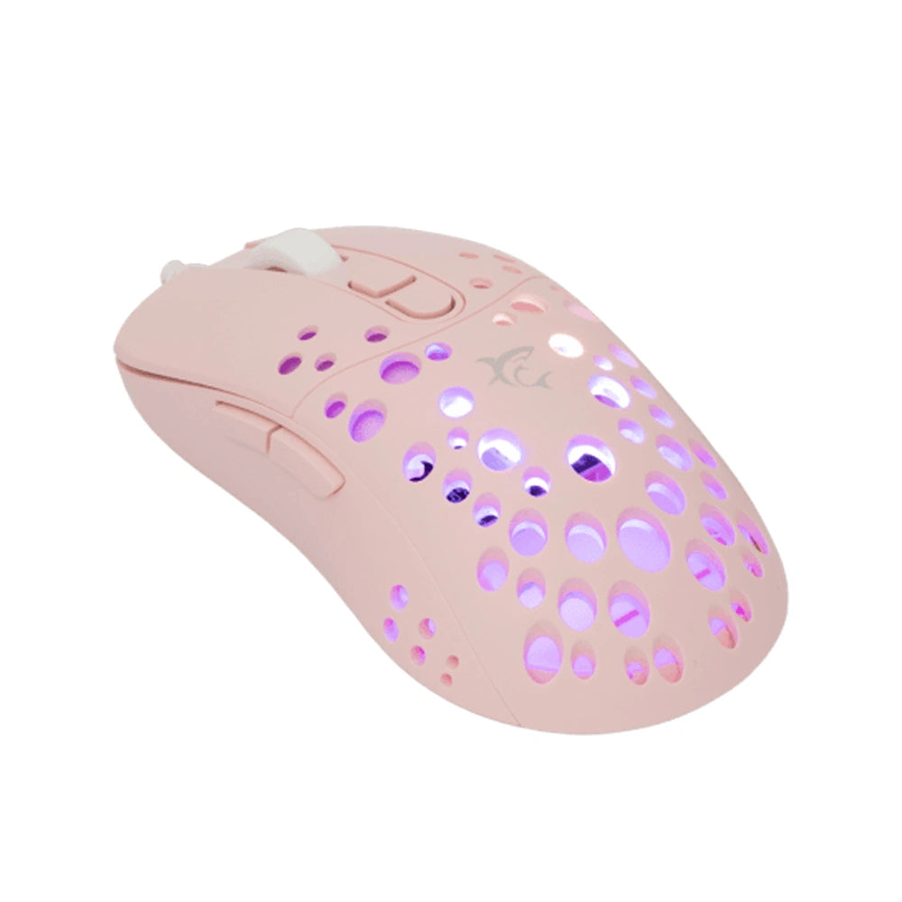 WHITE SHARK RGB GAMING MOUSE GM-9004 12800DPI PINK