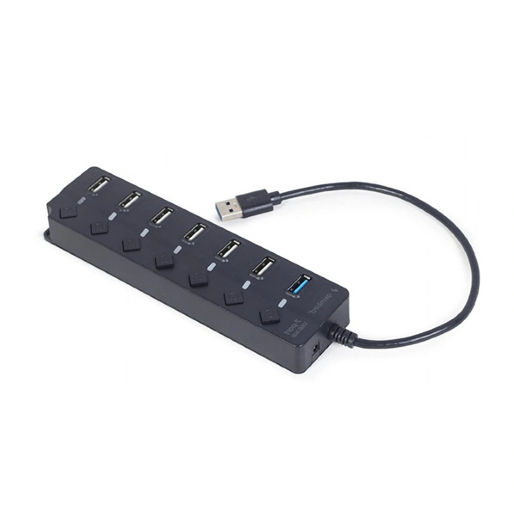 GEMBIRD 7-PORT USB HUB (1XUSB3.1+6XUSB2.0) WITH SWITCHES