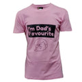 T-Shirt Ροζ Βαμβακερό με Μαύρο Τύπωμα VassiaFashion