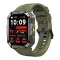 BLACKVIEW MULTI-FUNCTION SMARTWATCH WITH FLASHLIGHT COMPASS BT CALL & HEALTH MANAGEMENT GREEN