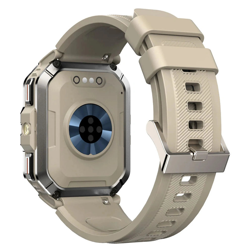 BLACKVIEW MULTI-FUNCTION SMARTWATCH WITH FLASHLIGHT COMPASS BT CALL & HEALTH MANAGEMENT KHAKI