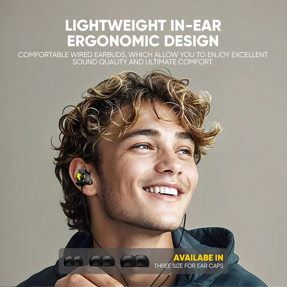 ARMAGGEDDON DUAL MICROPHONE TYPE-C GAMING EARPHONE WASP5 BLACK