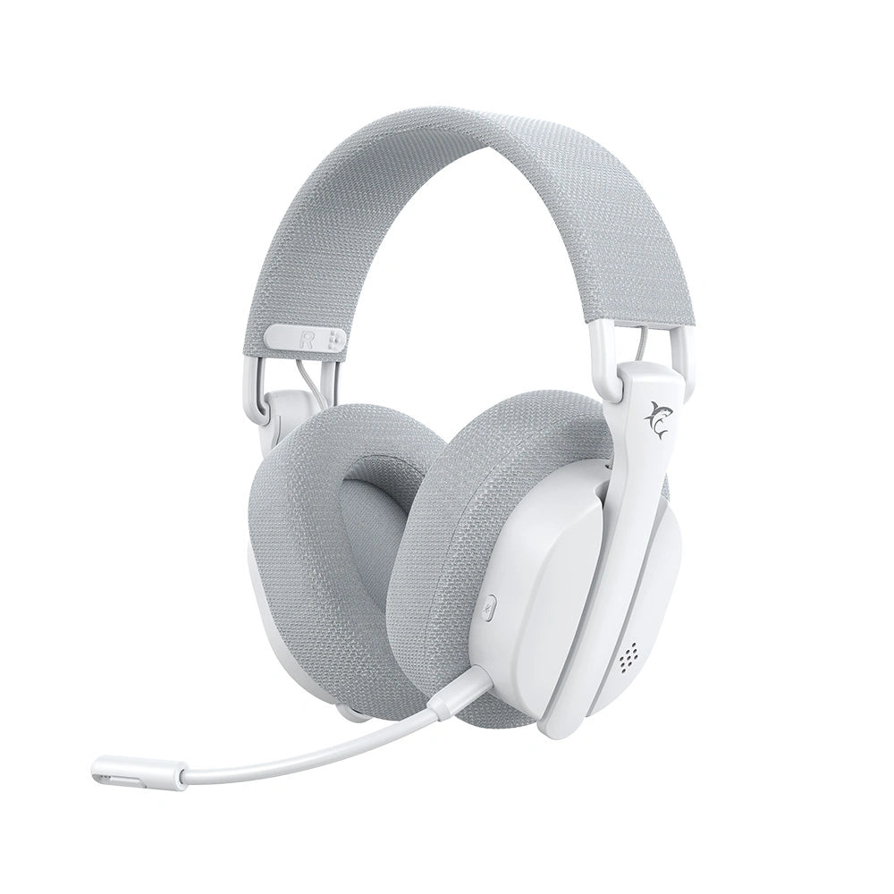 WHITE SHARK 3-IN-1 WIRELESS FOLDABLE GAMING HEADPHONES WGH-2444 FIRECREST WHITE