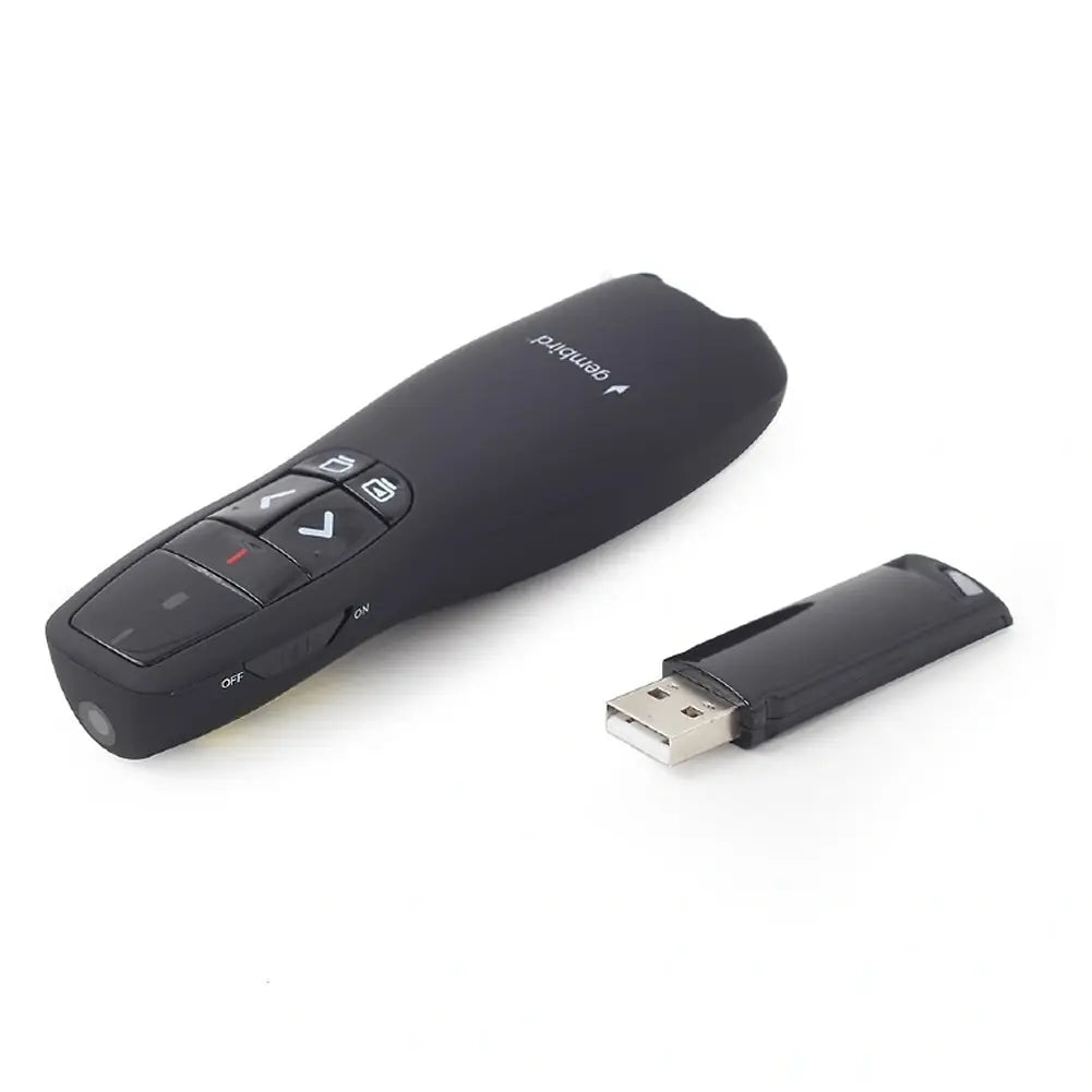 GEMBIRD WIRELESS PRESENTER WITH LASER POINTER BLACK, WP-L-12