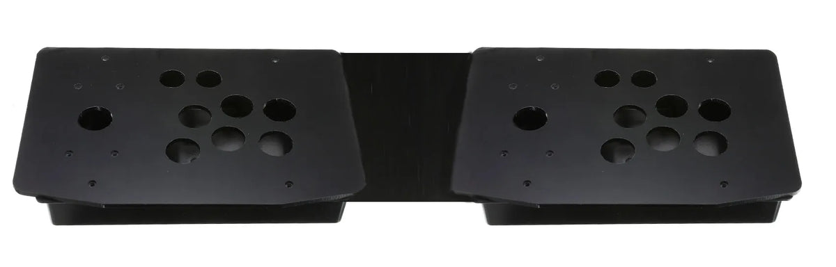 Acrylic Panel Case Replacement DIY 2 Players Black Arcade Joystick