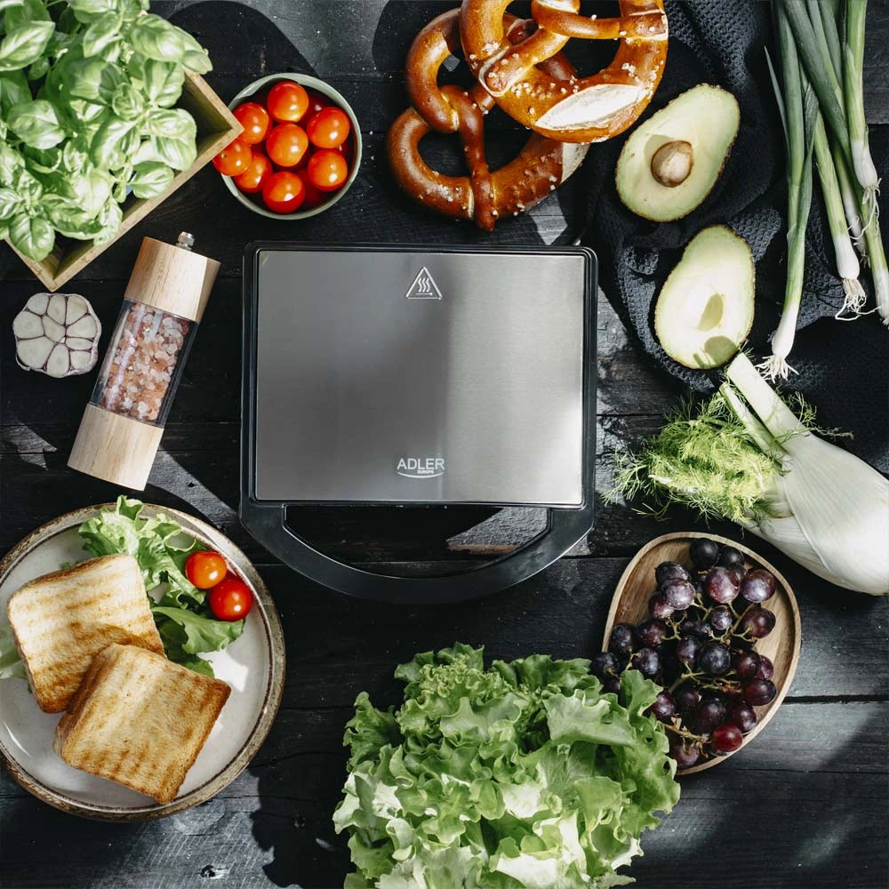 ADLER ELECTRIC GRILL 1000W BLACK