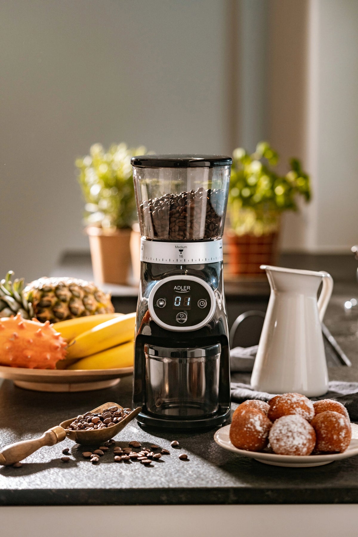 ADLER BURR COFFEE GRINDER BLACK