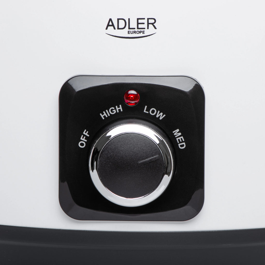 ADLER SLOW COOKER 5.8L WHITE