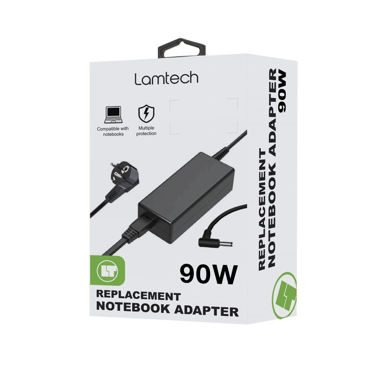 LAMTECH NOTEBOOK ADAPTER 90W SAMSUNG 19V4,74A 5,0x1,0x3,0mm