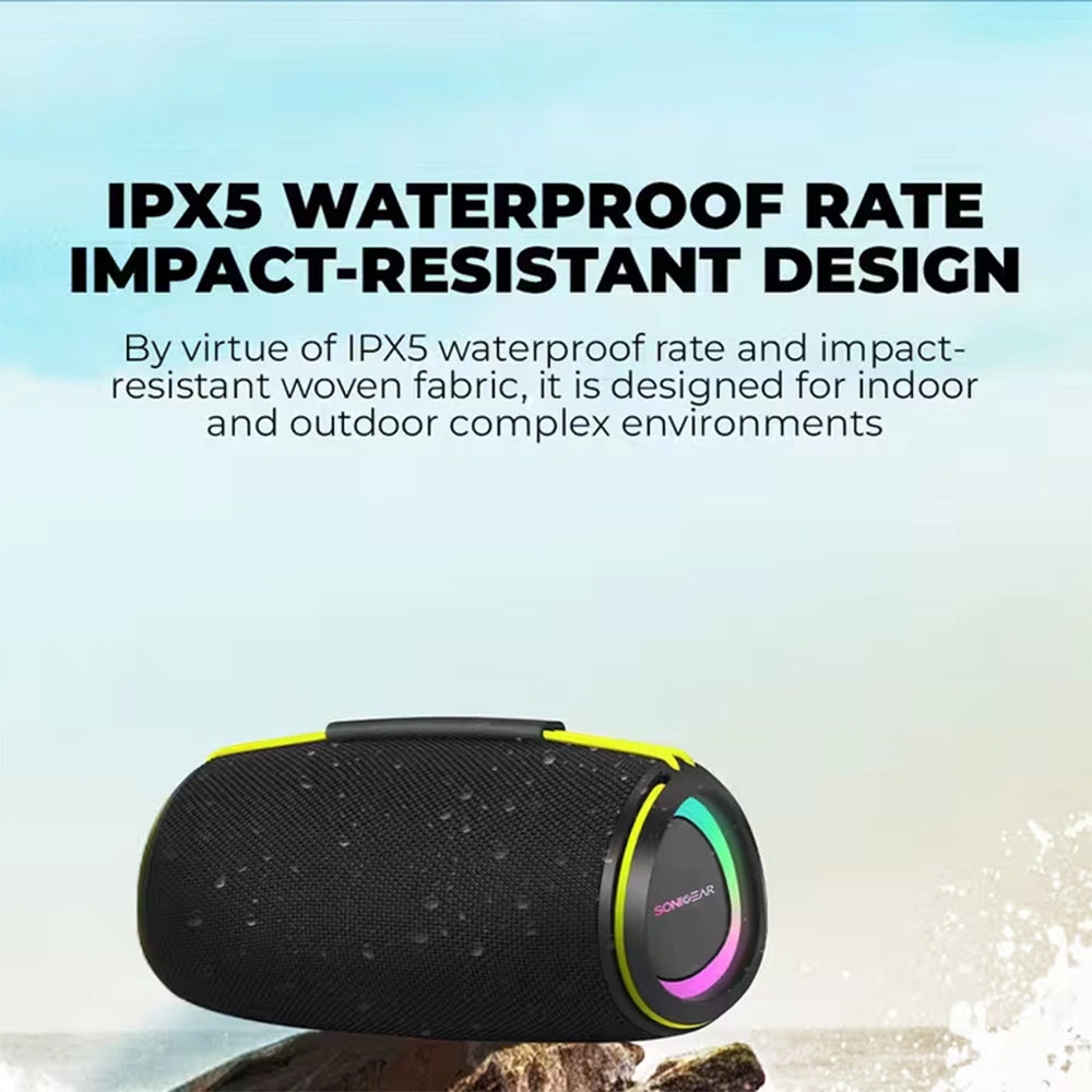 SONICGEAR BLUETOOTH 5.4 IPX5 TYPE-C SPEAKER SONICGO! BOOM 6 30W BLACK