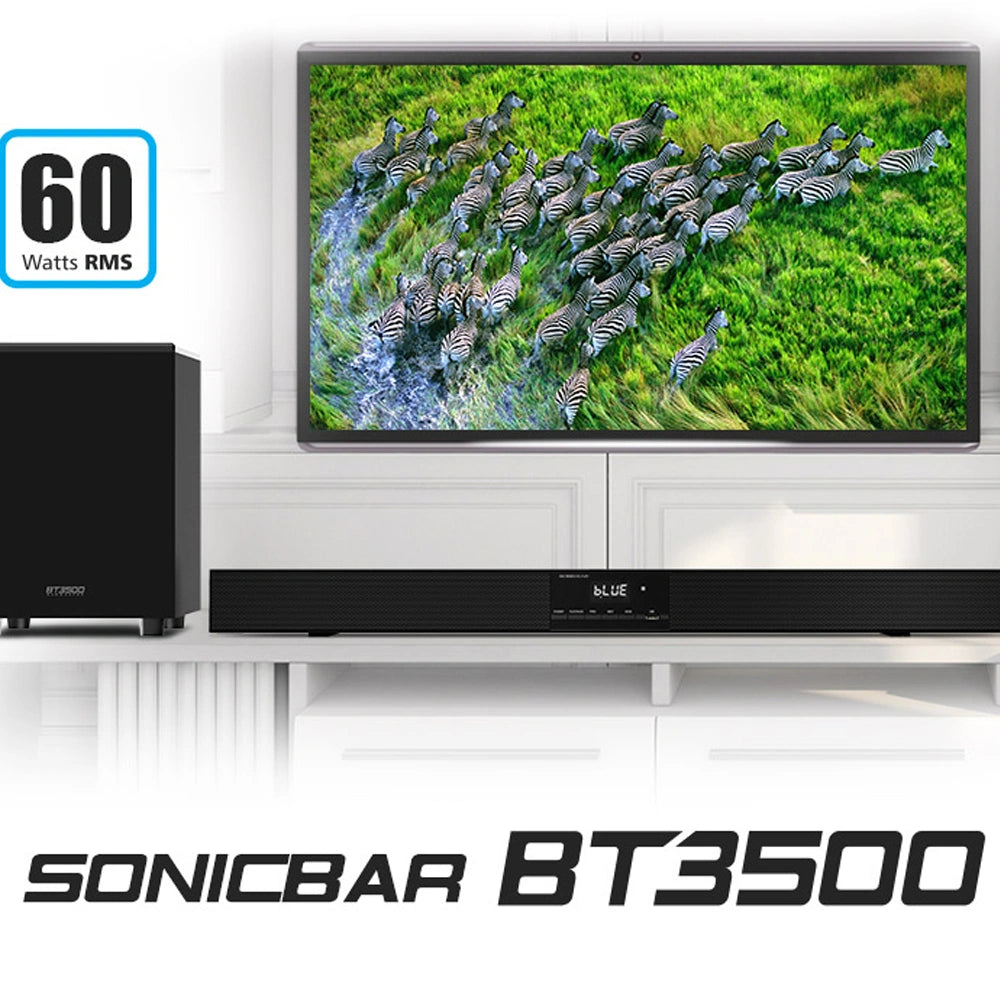 SONIC GEAR SOUNDBAR AND SUBWOOFER BT-3500