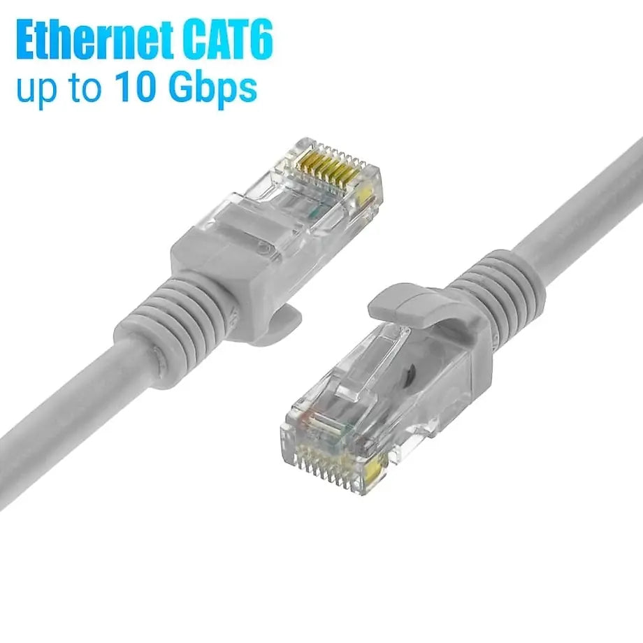 Καλώδιο Ethernet 1M CAT 6E Γκρι