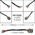 DC JACK HP CQ50, D105