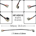 DC JACK HP HDX18, D132