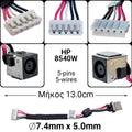 DC JACK HP 8540W, D137