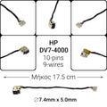 DC JACK HP DV7-4000