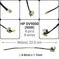 DC JACK HP DV9000(90W)