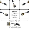 DC JACK ENVY17-3000