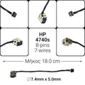 DC JACK HP 4740S, D155