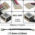DC JACK DELL 5547, D195