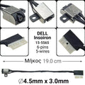 DC JACK DELL Inspiron 15-5565