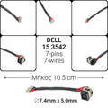 DC JACK DELL Inspiron 15 3542