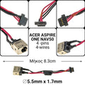 DC JACK ACER ONE NAV50