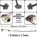 DC JACK ACER Aspire ONE D250, D340