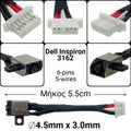 DC JACK DELL 3162 (5,5 CM)