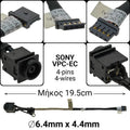 DC JACK SONY VPC-EC