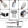 DC JACK Toshiba Portege Z30-B