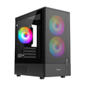 ARMAGGEDDON MICRO ATX CASE WITH 3X ARGB FANS & TYPE-C DEEPFREEZE DUPLEX 2 ARGB-C BLACK