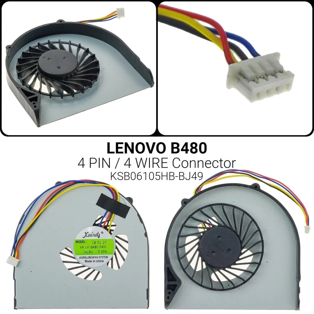 Ανεμιστηρας Lenovo B480 4PIN