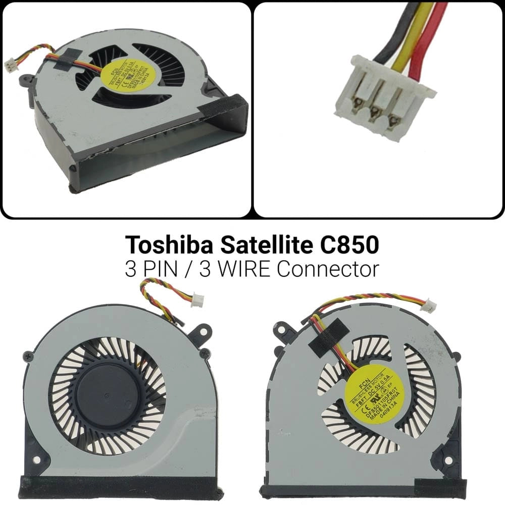 Ανεμιστήρας Toshiba Satellite C850 (3PIN Version 1).